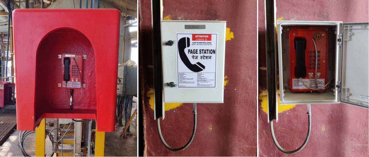 ONGC Indian oil project installs explosion-proof telephones ONGC Indian oil project installs explosion-proof telephones