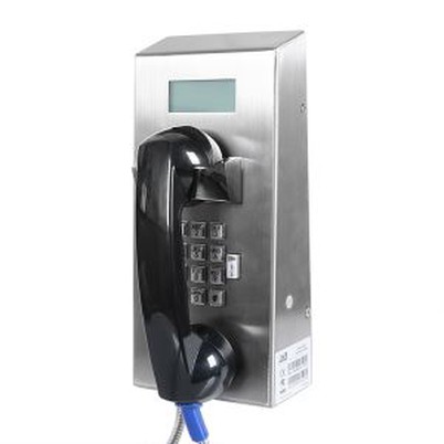 تلفن صفحه کلید مقاوم در برابر خرابکاری SIP با صفحه نمایش LCD